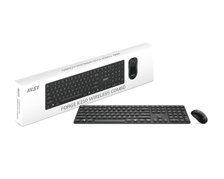 MSI Gaming Tastatur/Mouse FORGE K210 WIRELESS COMBO DE - MSI e-Shop | Offiziell von MSI Deutschland