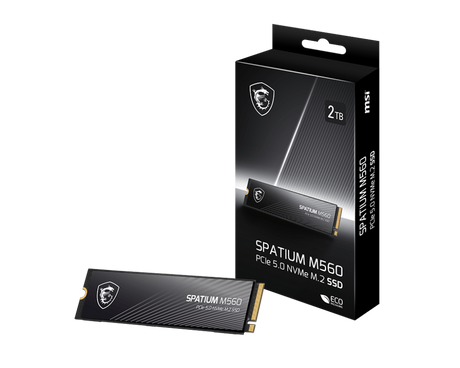 MSI SSD SPATIUM M560 PCIe 5.0 NVMe M.2 2TB - MSI e-Shop | Offiziell von MSI Deutschland