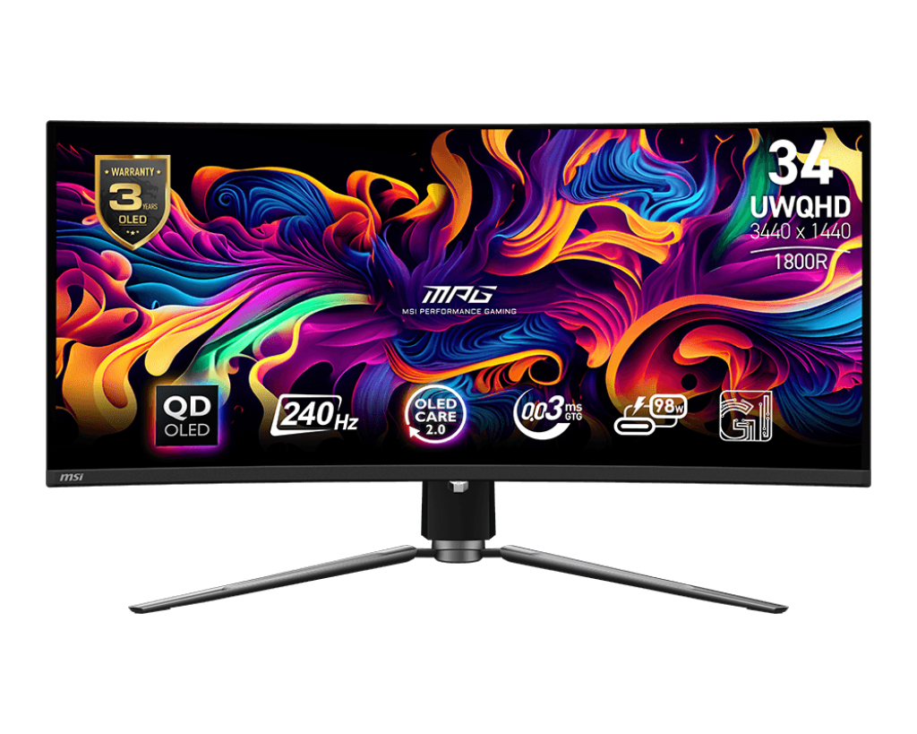 MPG 341CQPX QD-OLED | MSI Gaming Monitor - MSI e-Shop | Offiziell von MSI Deutschland