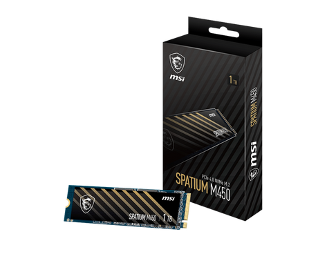 MSI SSD SPATIUM M450 PCIe 4.0 NVMe M.2 1TB V1 - MSI e-Shop | Offiziell von MSI Deutschland