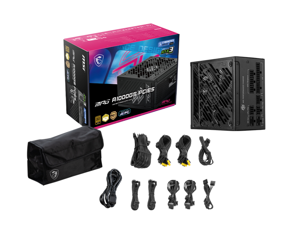 MSI MPG A1000GS PCIE5 – 1000 W ATX 3.1 Netzteil (80 PLUS Gold) | MSI Deutschland