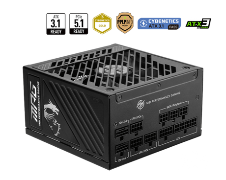 MSI MPG A1000GS PCIE5 – 1000 W ATX 3.1 Netzteil (80 PLUS Gold) | MSI Deutschland