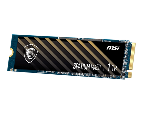 MSI SSD SPATIUM M450 PCIe 4.0 NVMe M.2 1TB V1 - MSI e-Shop | Offiziell von MSI Deutschland