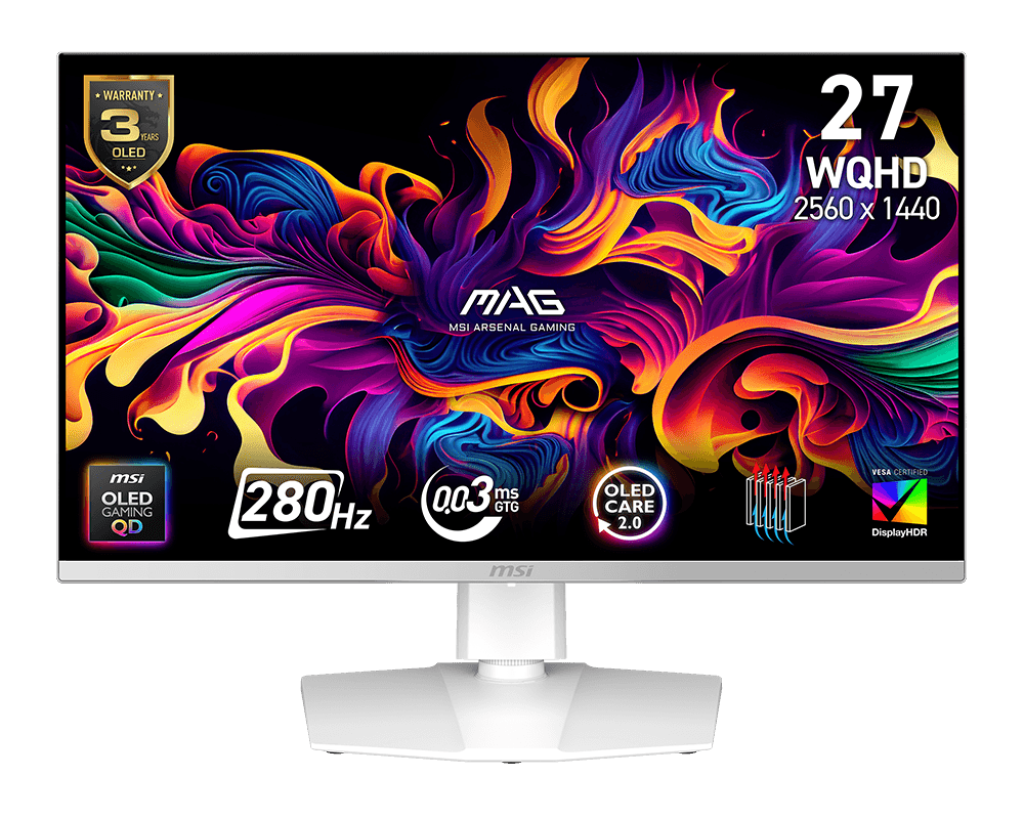 MAG 272QPW QD-OLED X28 | MSI Gaming Monitor - MSI e-Shop | Offiziell von MSI Deutschland