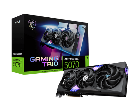MSI Grafikkarte GeForce RTX 5070 12G GAMING TRIO OC - MSI e-Shop | Offiziell von MSI Deutschland