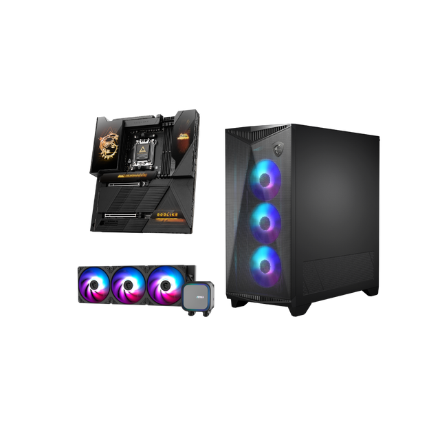 Basis-Komponenten-Duo - Mainboard + Gehäuse + Wasserkühlung - MSI e-Shop | Offiziell von MSI Deutschland