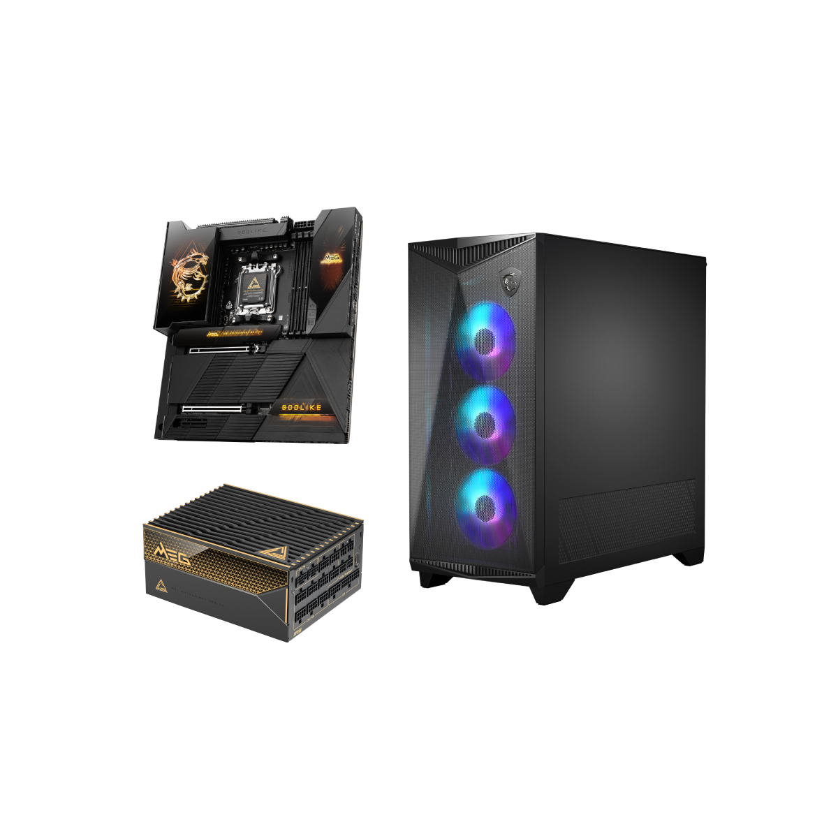 Basis-Komponenten-Duo - Mainboard + Gehäuse + PC Netzteile - MSI e-Shop | Offiziell von MSI Deutschland