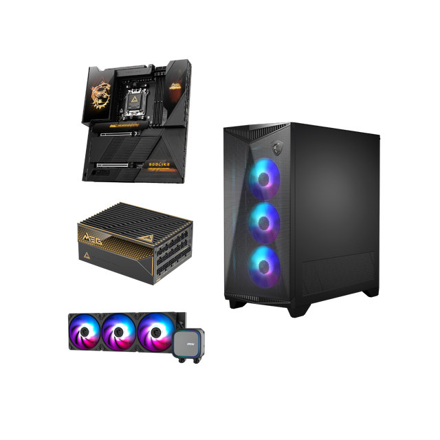 Erweiterter Komponentensatz - Mainboard + PC Netzteile + Wasserkühlung + Gehäuse - MSI e-Shop | Offiziell von MSI Deutschland