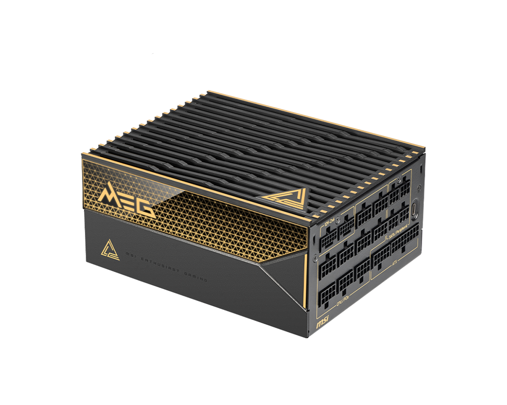 MSI Desktop PC Netzteil MEG Ai1600T PCIE5 - MSI e-Shop | Offiziell von MSI Deutschland