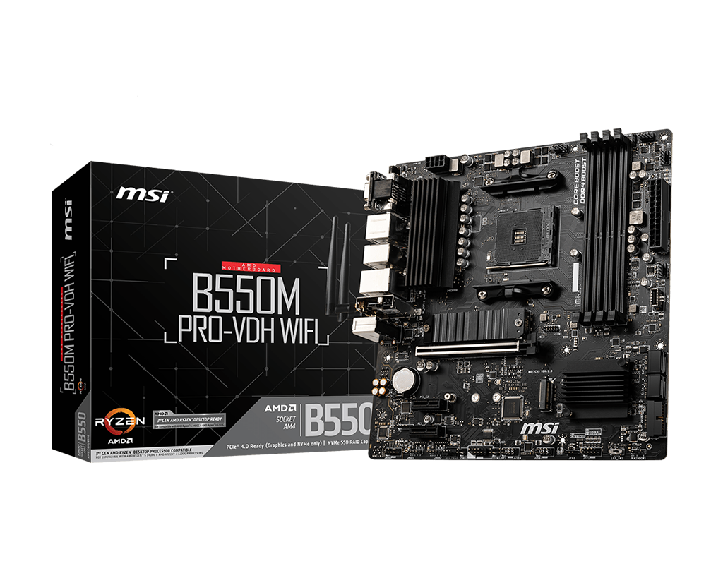 MSI Motherboard B550M PRO-VDH WIFI - MSI e-Shop | Offiziell von MSI Deutschland