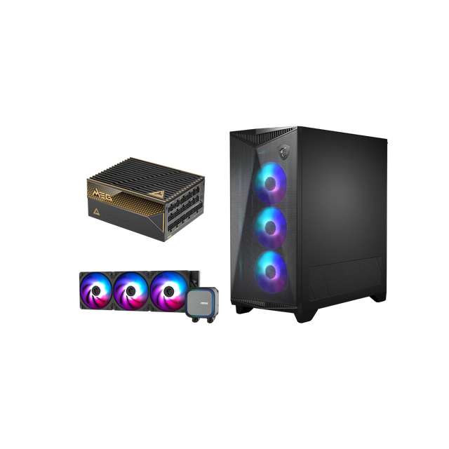 Basis-Komponenten-Duo - Wasserkühlung + Gehäuse + PC Netzteile - MSI e-Shop | Offiziell von MSI Deutschland