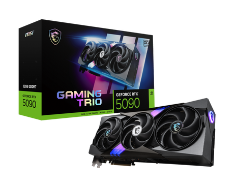 MSI Grafikkarte GeForce RTX 5090 32G GAMING TRIO OC     ***Versandrückläufer** - MSI e-Shop | Offiziell von MSI Deutschland