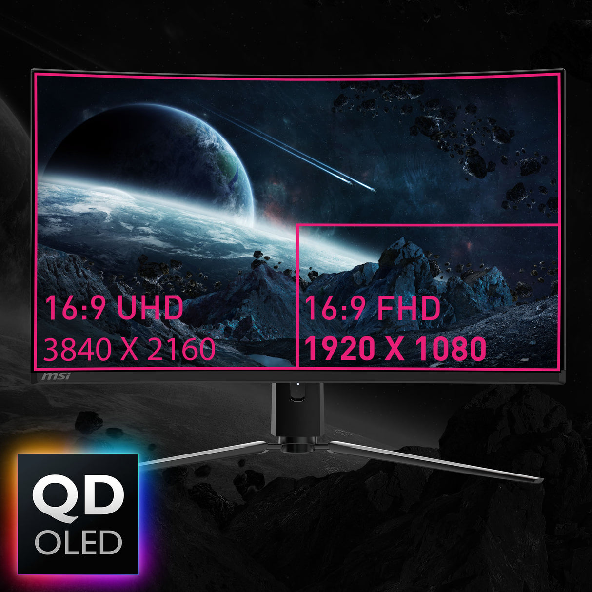 MPG 321CURX QD-OLED | MSI Gaming Monitor - MSI e-Shop | Offiziell von MSI Deutschland