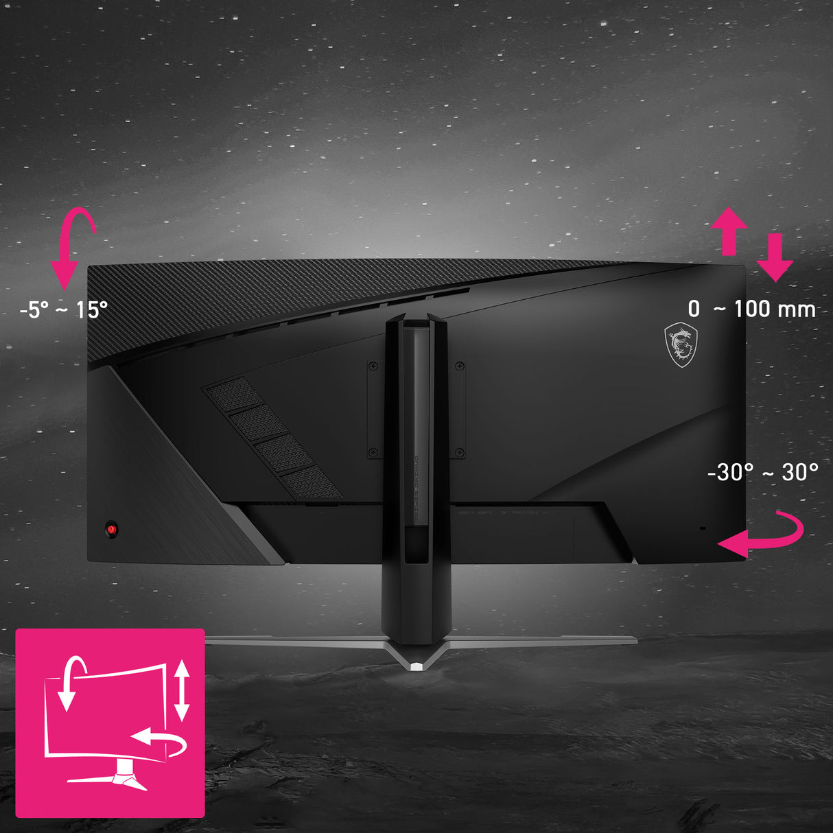 MSI MPG 346CQRF X24 | MSI Gaming Monitor - MSI e-Shop | Offiziell von MSI Deutschland