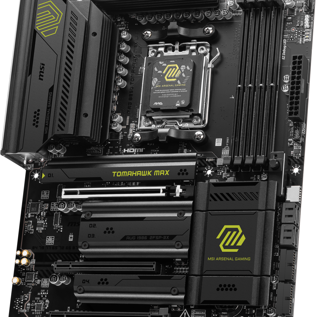 MSI MAG B850 TOMAHAWK MAX WIFI – ATX AM5 Mainboard mit Wi-Fi 7