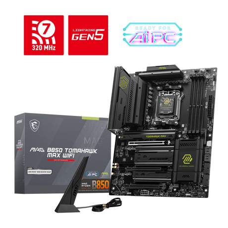 MSI Motherboard MAG B850 TOMAHAWK MAX WIFI - MSI e-Shop | Offiziell von MSI Deutschland
