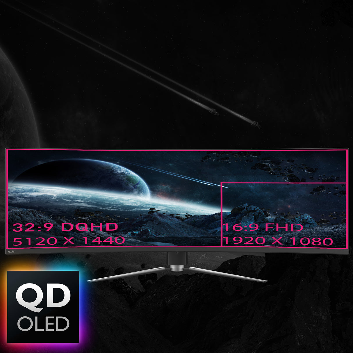 MPG 491CQP QD-OLED | MSI eSport Gaming Monitor - MSI e-Shop | Offiziell von MSI Deutschland