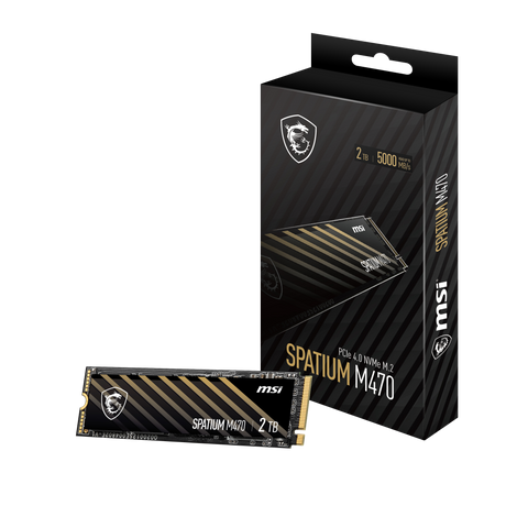 MSI CB SSD SPATIUM M470 PRO PCIe 4.0 NVMe M.2 2TB - MSI e-Shop | Offiziell von MSI Deutschland
