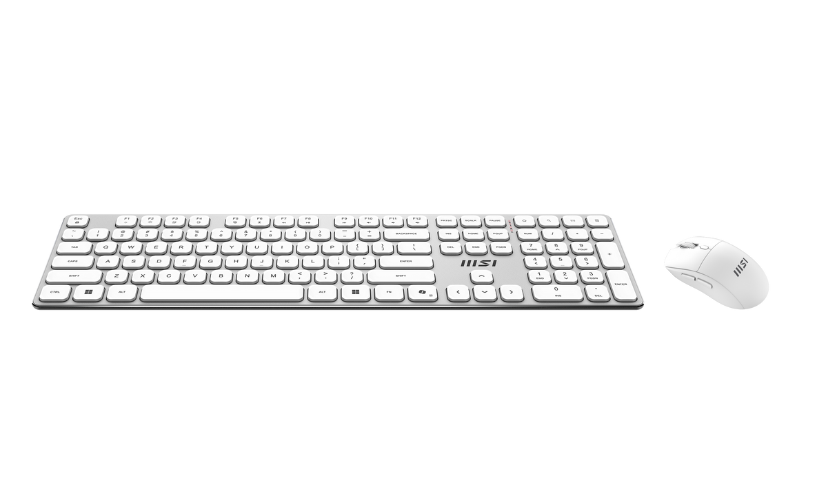 MSI CB Gaming Tastatur/Mouse FORGE K210 WIRELESS COMBO WHITE DE - MSI e-Shop | Offiziell von MSI Deutschland