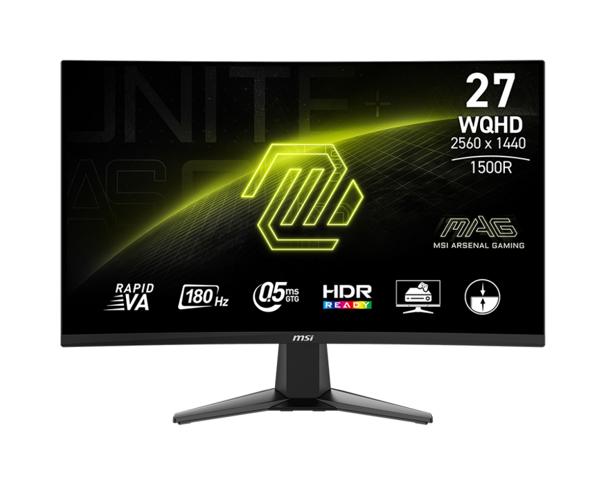 MSI Incent MAG 27CQ6FDE | MSI eSport Gaming Monitor - MSI e-Shop | Offiziell von MSI Deutschland