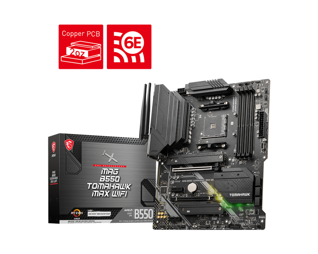 MSI Motherboard MAG B550 TOMAHAWK MAX WIFI