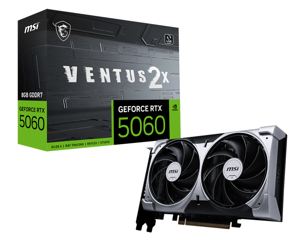 MSI Grafikkarte GeForce RTX 5060 8G VENTUS 2X