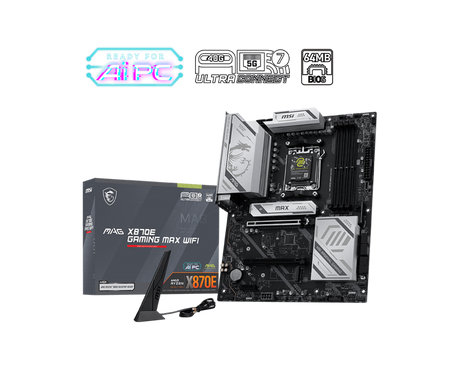 MSI Motherboard MAG X870E GAMING MAX WIFI - MSI e-Shop | Offiziell von MSI Deutschland