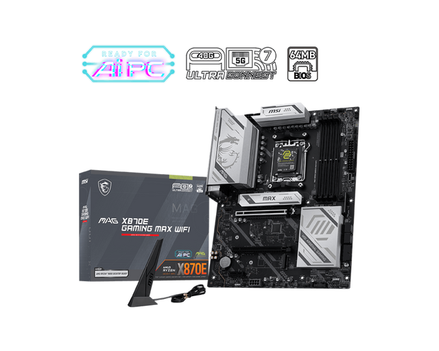MSI Motherboard MAG X870E GAMING MAX WIFI - MSI e-Shop | Offiziell von MSI Deutschland