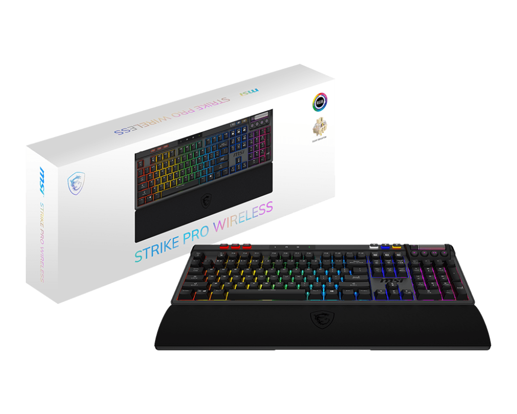 MSI CB Gaming Tastatur STRIKE PRO WIRELESS - MSI e-Shop | Offiziell von MSI Deutschland