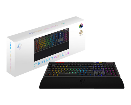 MSI CB Gaming Tastatur STRIKE PRO WIRELESS - MSI e-Shop | Offiziell von MSI Deutschland