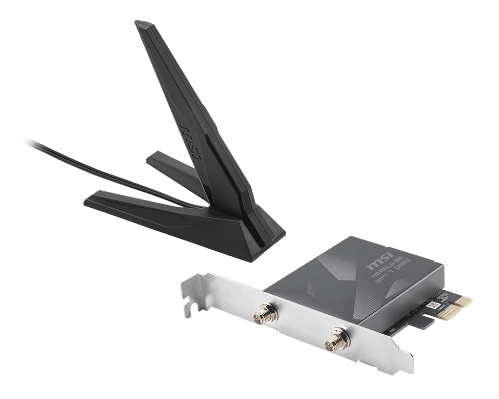 MSI WI-FI 7 Wirless Adapter HERALD BE9400 - MSI e-Shop | Offiziell von MSI Deutschland