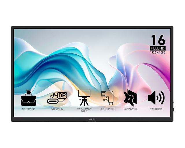 PRO MP165 E6 | MSI PRO Monitor - MSI e-Shop | Offiziell von MSI Deutschland