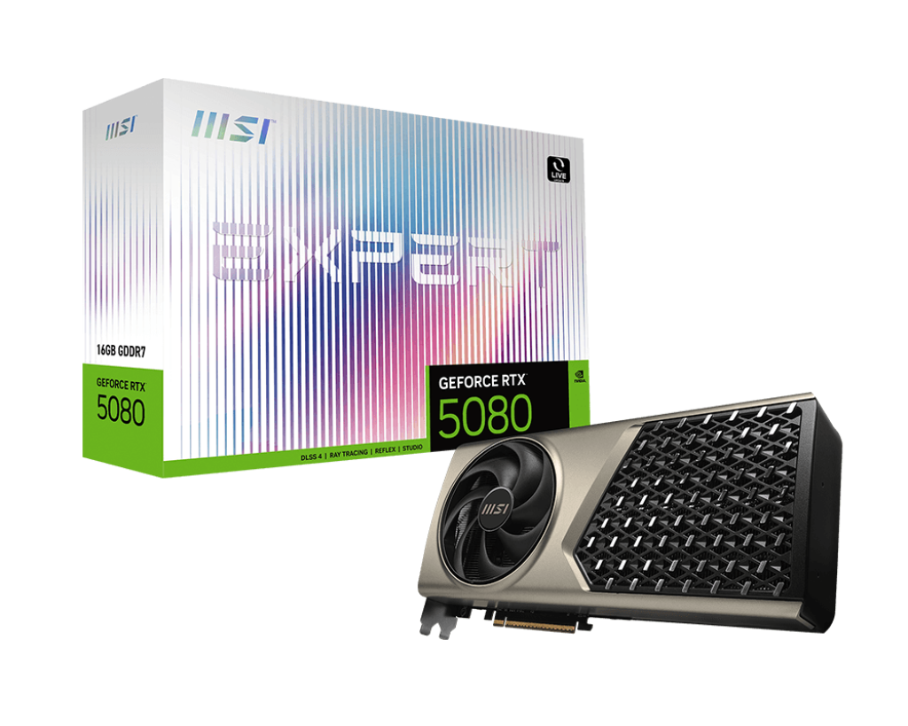 MSI Grafikkarte GeForce RTX 5080 16G EXPERT - MSI e-Shop | Offiziell von MSI Deutschland