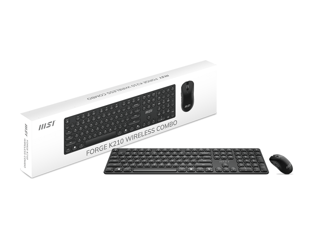 MSI Gaming Tastatur/Mouse FORGE K210 WIRELESS COMBO DE - MSI e-Shop | Offiziell von MSI Deutschland