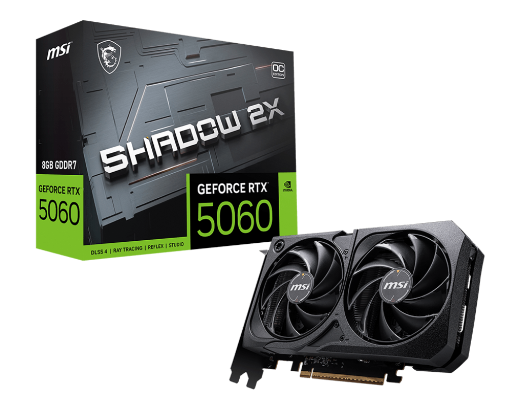 MSI Grafikkarte GeForce RTX 5060 8G SHADOW 2X OC