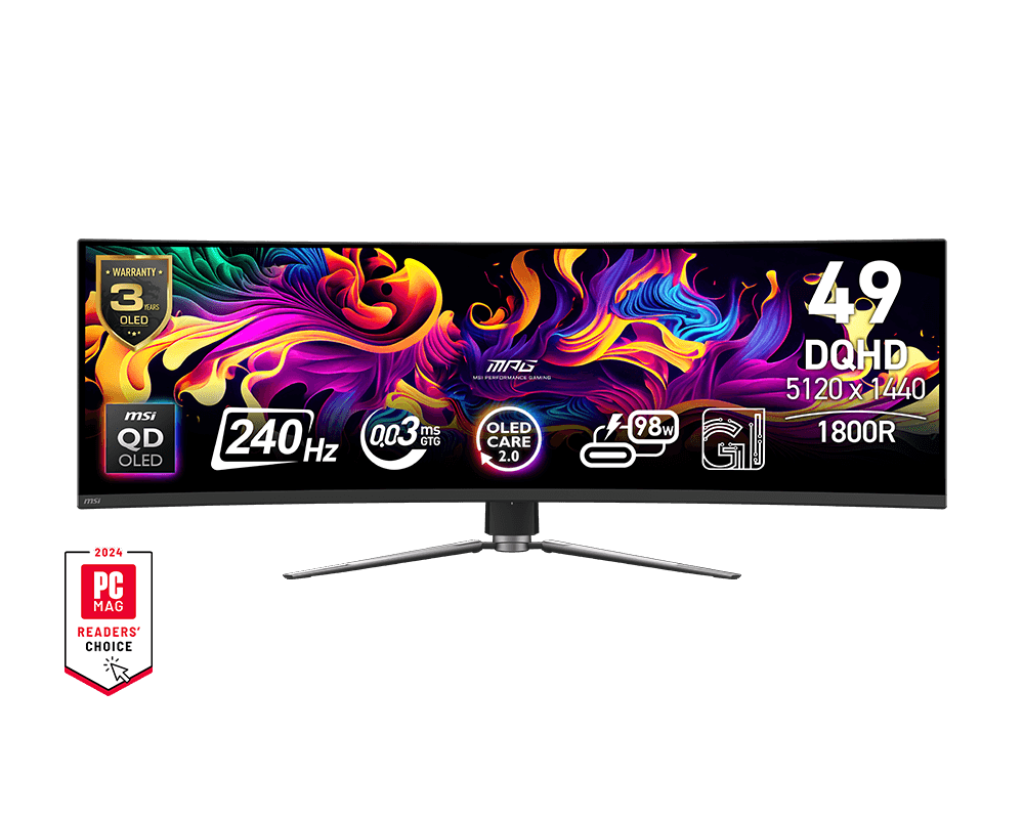 MPG 491CQPX QD-OLED | MSI Gaming Monitor
