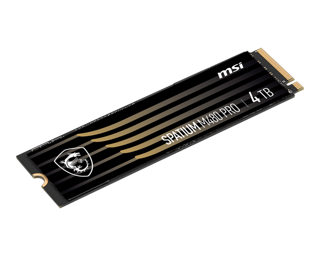 MSI CD SSD SPATIUM M480 PRO PCIe 4.0 NVMe M.2 4TB - MSI e-Shop | Offiziell von MSI Deutschland