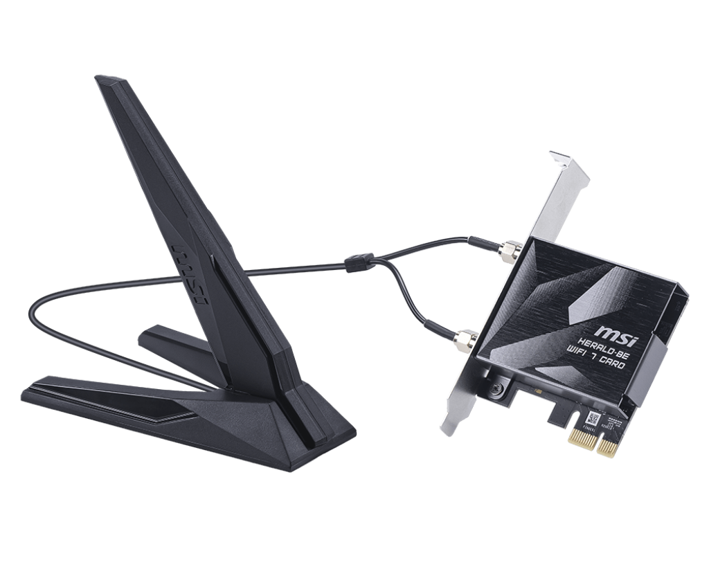 MSI WI-FI 7 Wirless Adapter HERALD BE9400 - MSI e-Shop | Offiziell von MSI Deutschland