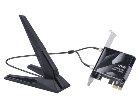 MSI WI-FI 7 Wirless Adapter HERALD BE9400 - MSI e-Shop | Offiziell von MSI Deutschland