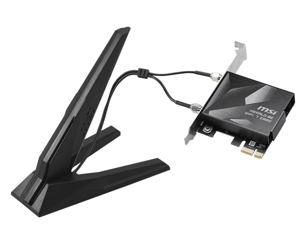 MSI WI-FI 7 Wirless Adapter HERALD BE9400 - MSI e-Shop | Offiziell von MSI Deutschland