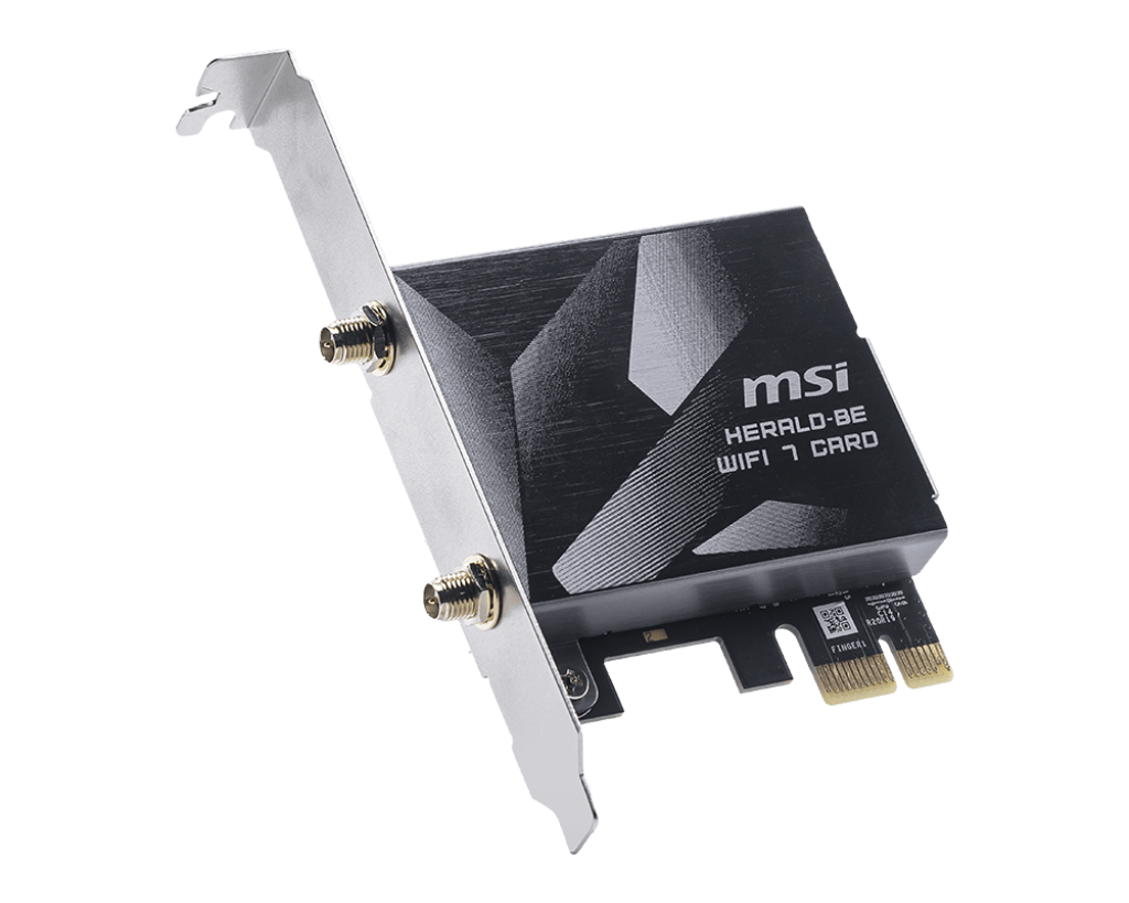 MSI WI-FI 7 Wirless Adapter HERALD BE9400 - MSI e-Shop | Offiziell von MSI Deutschland