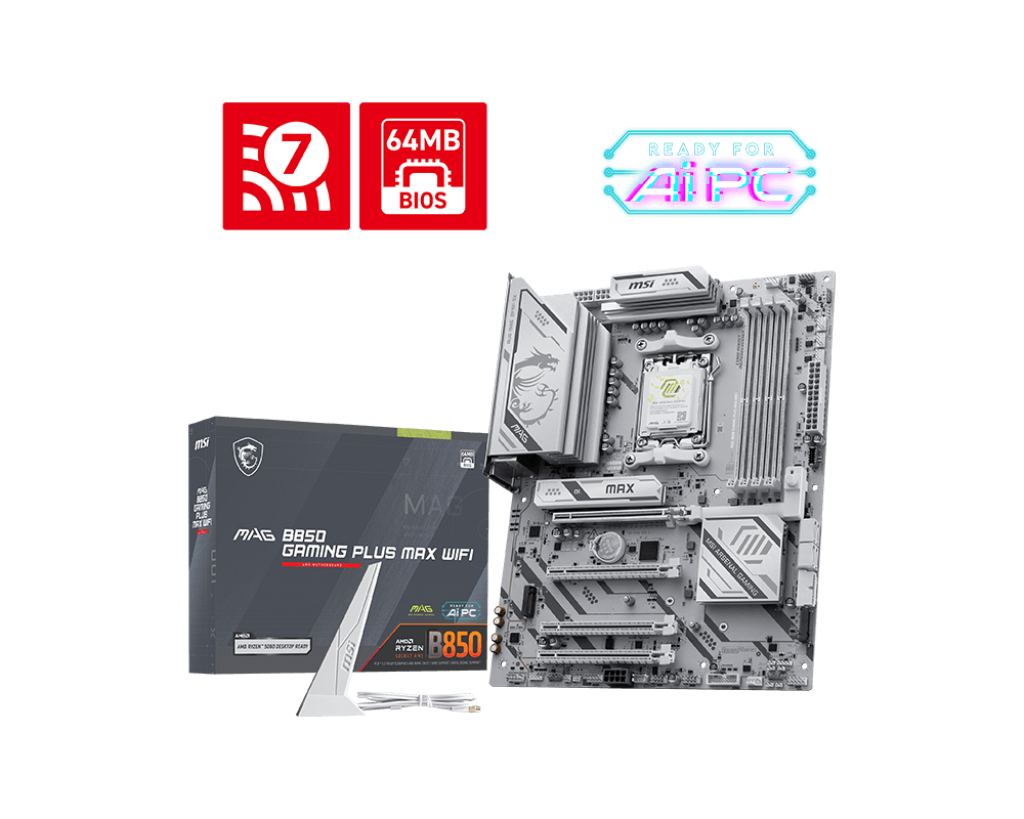 MAG B850 GAMING PLUS MAX WIFI - MSI e-Shop | Offiziell von MSI Deutschland