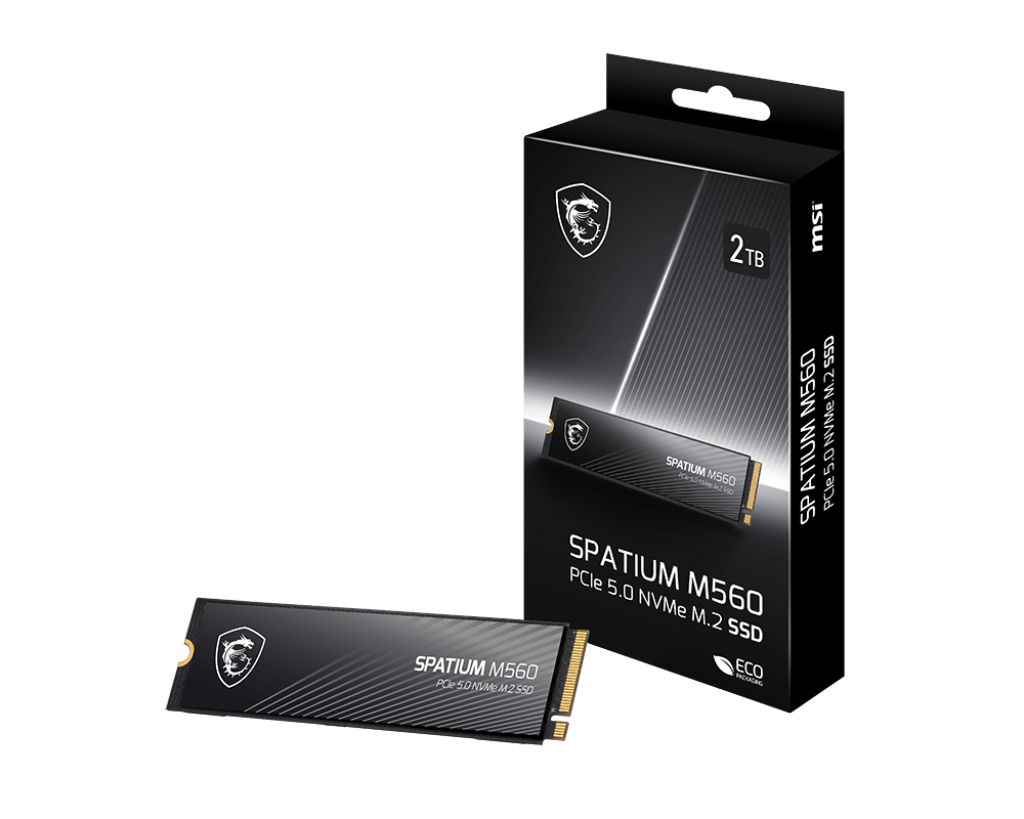MSI SSD SPATIUM M560 PCIe 5.0 NVMe M.2 2TB - MSI e-Shop | Offiziell von MSI Deutschland