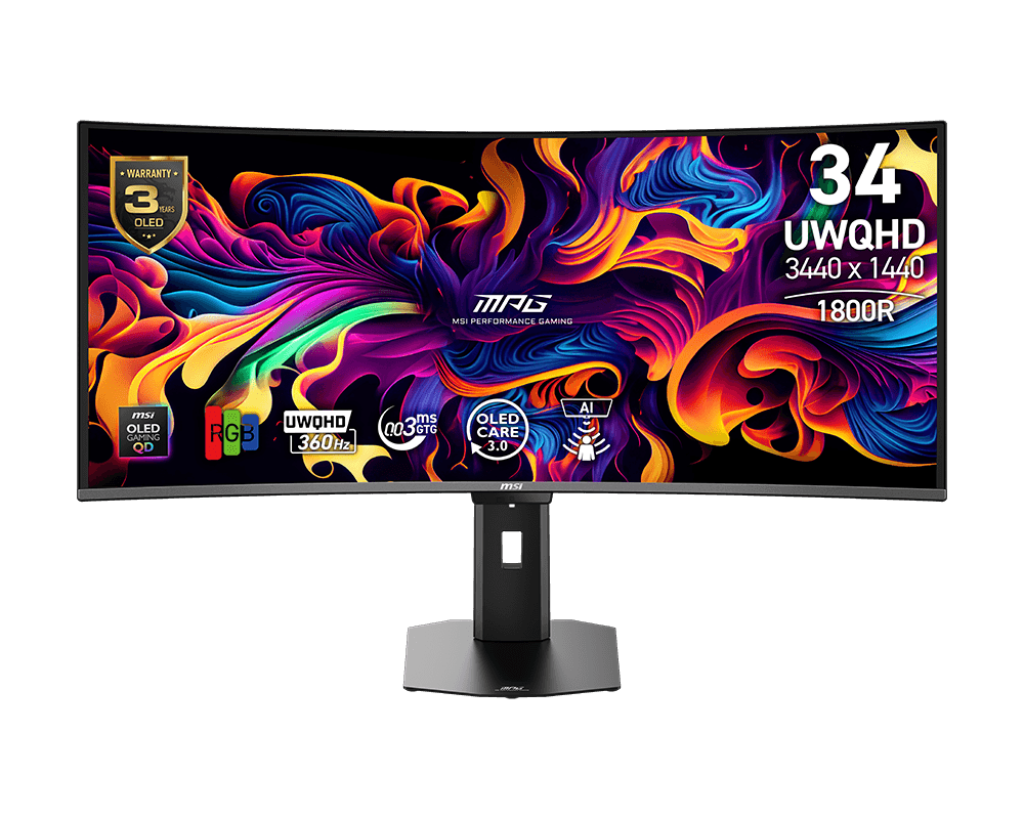 MPG 341CQR QD-OLED X36 | MSI Gaming Monitor - MSI e-Shop | Offiziell von MSI Deutschland