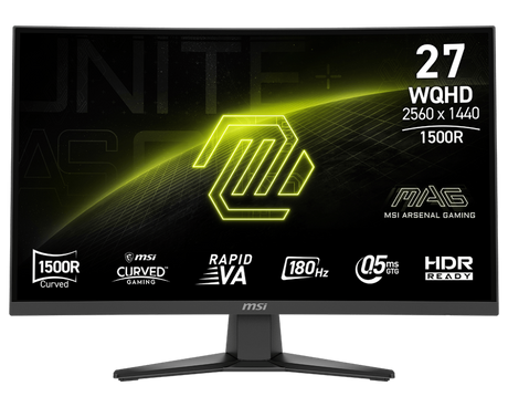 MSI 27' Gaming Monitor MAG 275CQF E18 - Refurbished