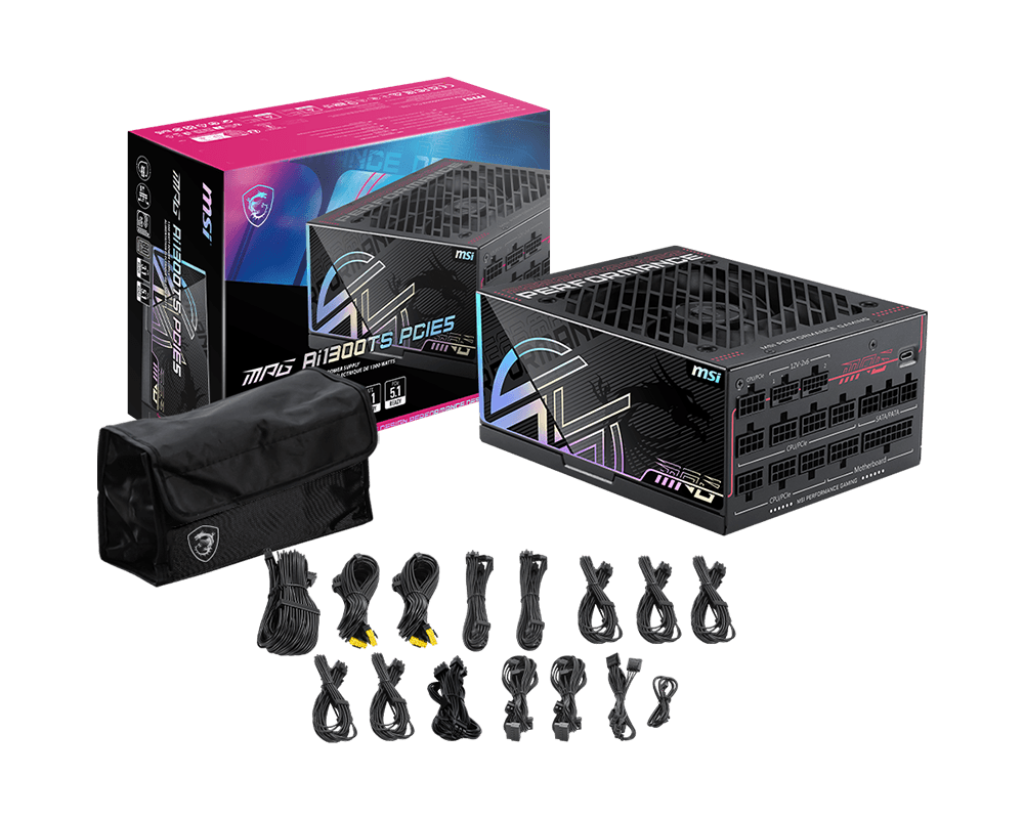MSI Desktop PC Netzteil MPG Ai1300TS PCIE5