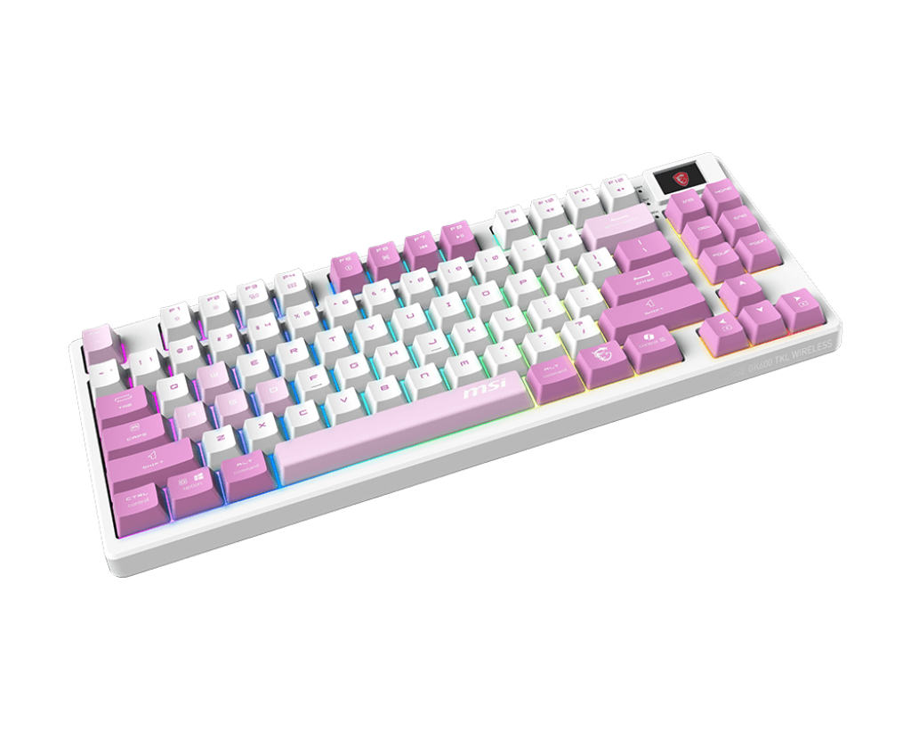 MSI Gaming Tastatur FORGE GK600 TKL WIRELESS VIOLET DE