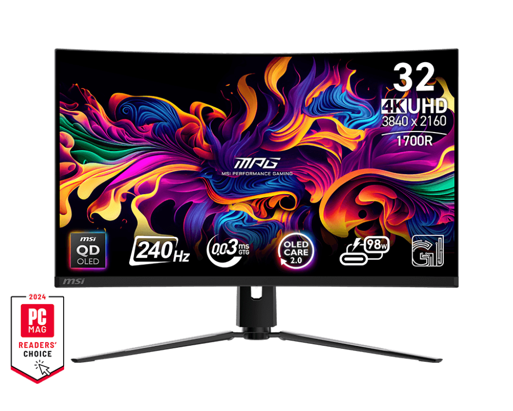 MPG 321CURX QD-OLED | MSI Gaming Monitor - MSI e-Shop | Offiziell von MSI Deutschland