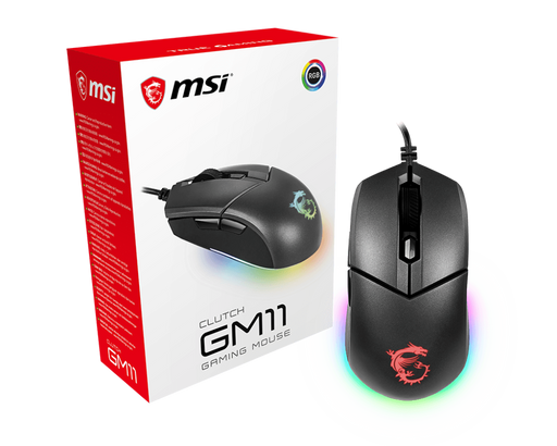 MSI Incent Gaming Maus Clutch GM11 USB - MSI e-Shop | Offiziell von MSI Deutschland