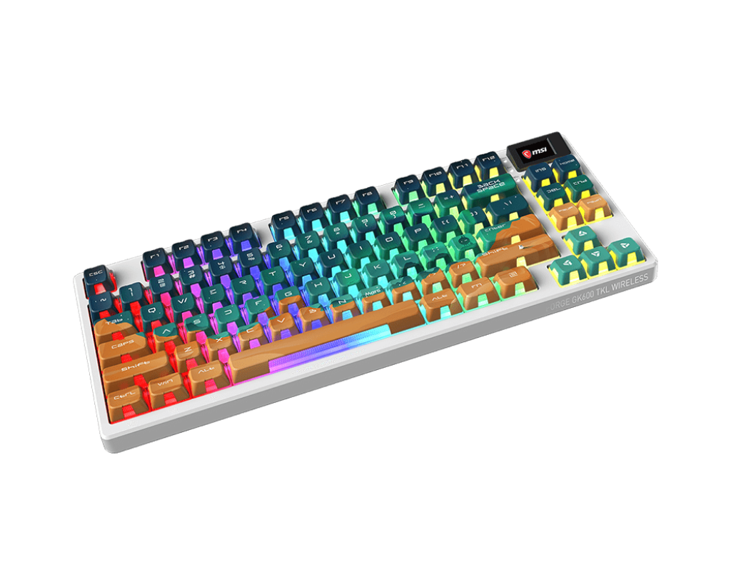 MSI Gaming Tastatur FORGE GK600 TKL W MARS DE